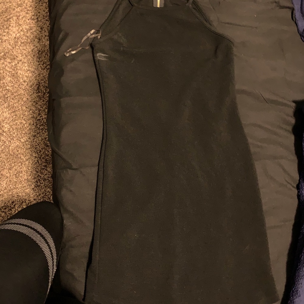 Black body fitting dress